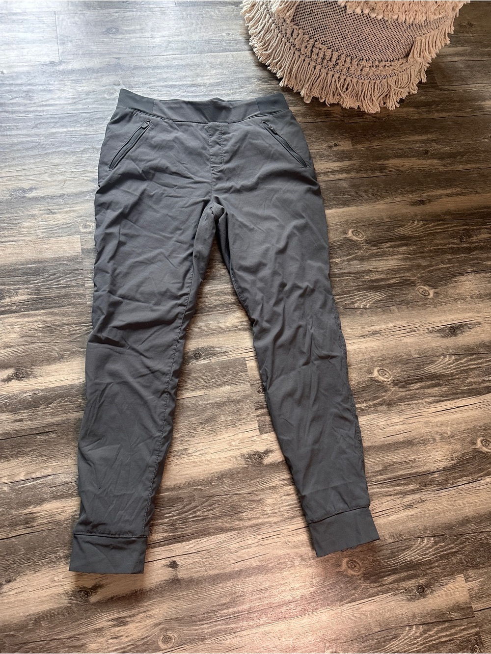 Eddie Bauer Dark Gray Track Joggers fleece lined
